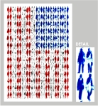 2013 – 338 Pedestrians (Flag – Reverse) – WITH DETAIL